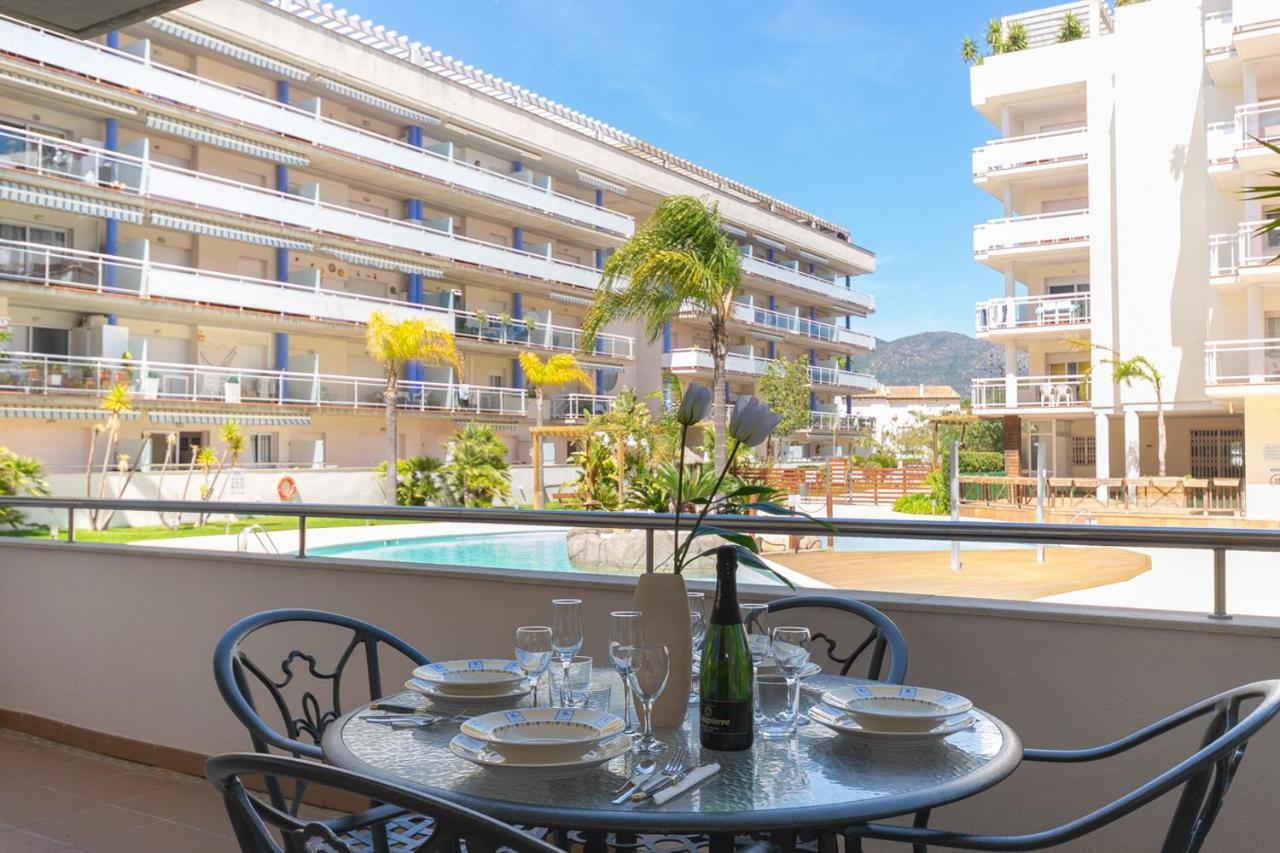 Apartamento Port Canigo Bajo Vista Piscina Appartement Roses Buitenkant foto